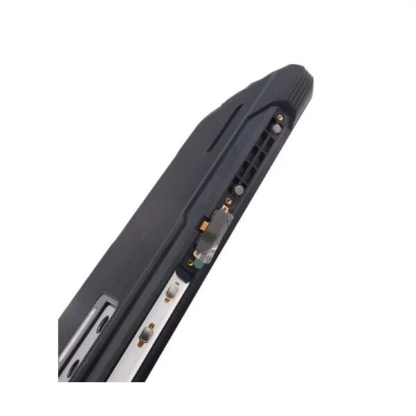 Copertura posteriore originale nera con impronta digitale, ricevitore e microfono per Doogee S97 Pro pezzo di ricambio