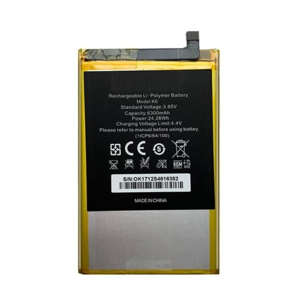 Batteria originale per ricambio Oukitel K6